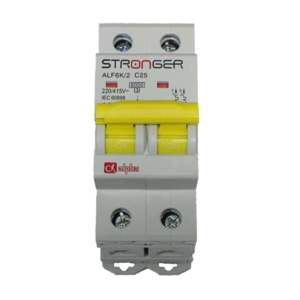 Interruptor Termomagnético 2P 25A Stronger