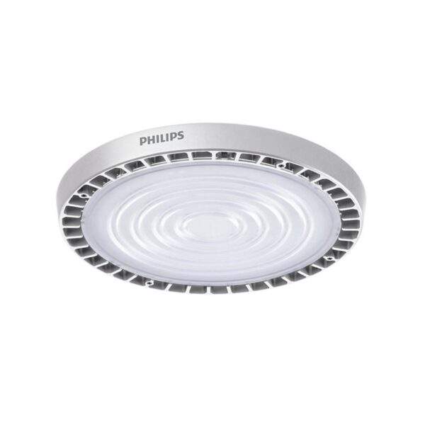 High Bay LED Philips 207W 6500K BY518P G2 tipo campana LED para iluminación industrial de alto rendimiento, ideal para almacenes, fábricas y grandes espacios con excelente eficiencia energética y luz blanca fría uniforme.