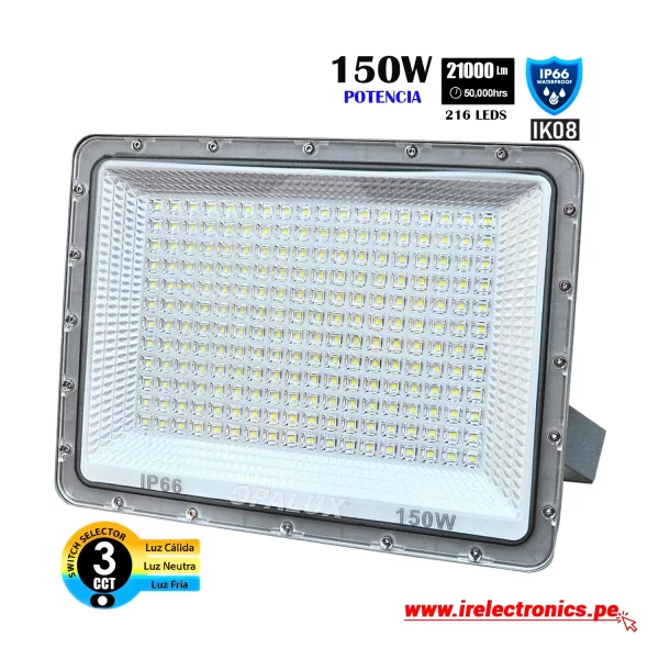 Reflector LED Opalux Slim 150W 21000 Lm CCT OP-FL39-150CCT