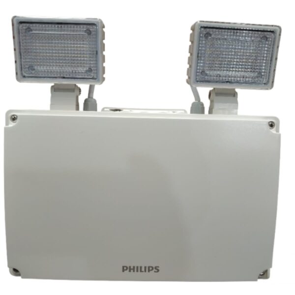 Luz de emergencia industrial Philips Spot EM164C 2x9W IP65 con 1140 lúmenes