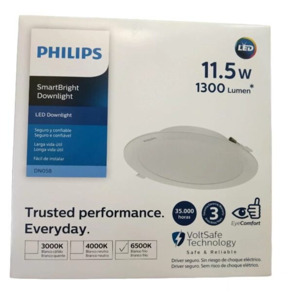 Downlight LED 11.5W 6500K Philips SmartBright DN058