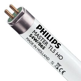Fluorescente T5 54W Philips TL5 Essential HO de 1149mm con 4450 lúmenes y luz de día 6500K