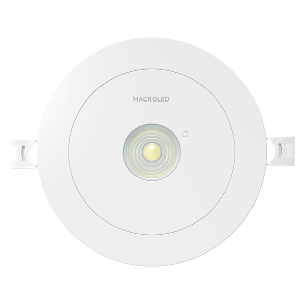Luz de emergencia COB empotrable Macroled EML-COB-300 3W 6500K