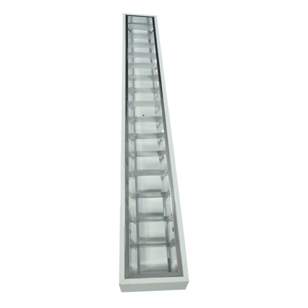 Rejilla de Aluminio 1X16W Adosable y Empotrable