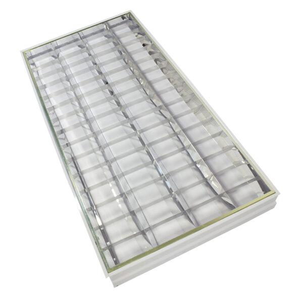 Rejilla de Aluminio 4X36W Adosable y Empotrable