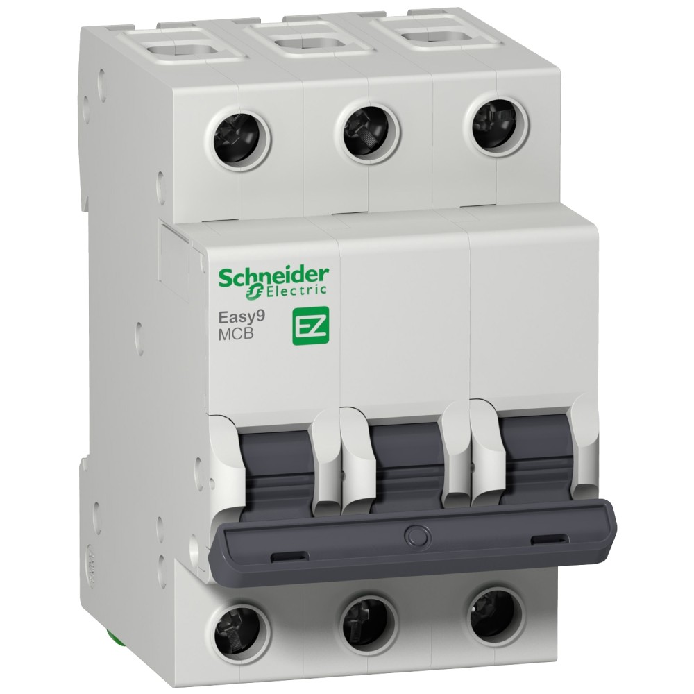termomagnetico-easy9-ez9f56350-schneider Interruptor termomagnético tripolar Easy9 EZ9F56350 Schneider Electric
