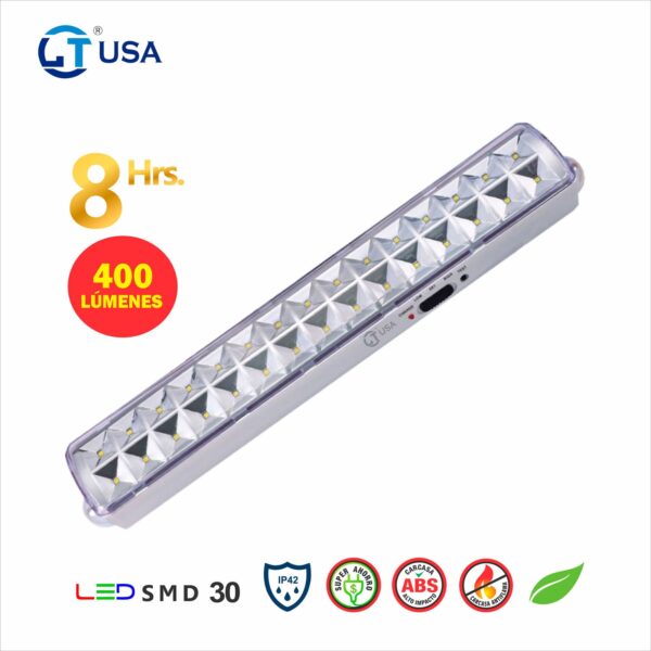 Luz de emergencia compacta LE-3030L tipo barra