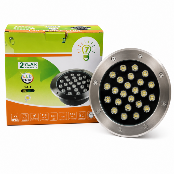 Spot LED Piso 24W RGB Cytec para exteriores