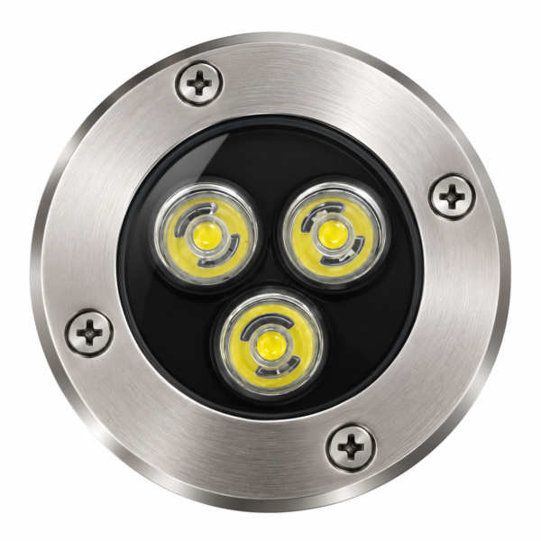 Spot LED Piso 3W Cytec para empotrar en exteriores
