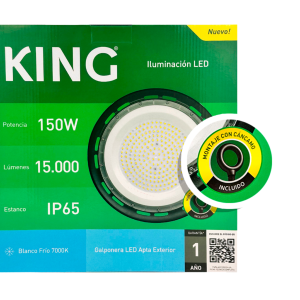 High Bay KHB-150 150W 7000K King