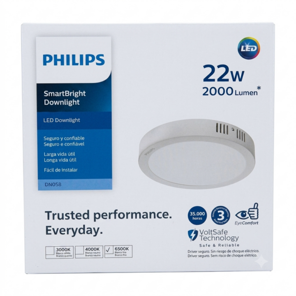 Downlight LED Adosable 11.5W 6500K Philips Dimatel