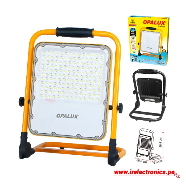 Reflector Portátil LED Recargable 100W OP-TG05-100WAM Opalux