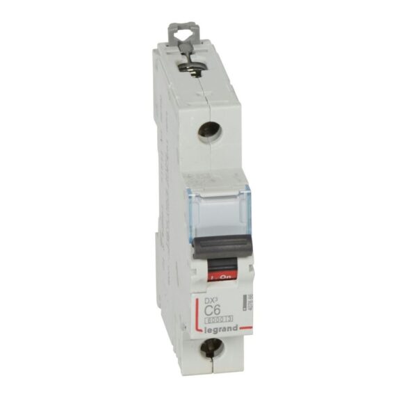 Interruptor termomagnético 6A Legrand DX3-6000 1P 230/400VAC