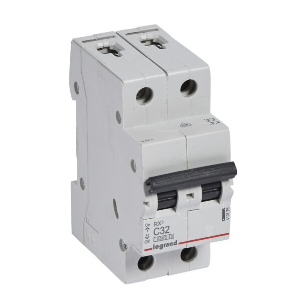 Interruptor termomagnético 50A Legrand DX3-10000 2P 230/400VAC