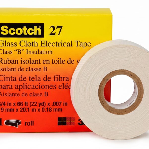 cinta fibra vidrio adhesivo scotch 27 3m