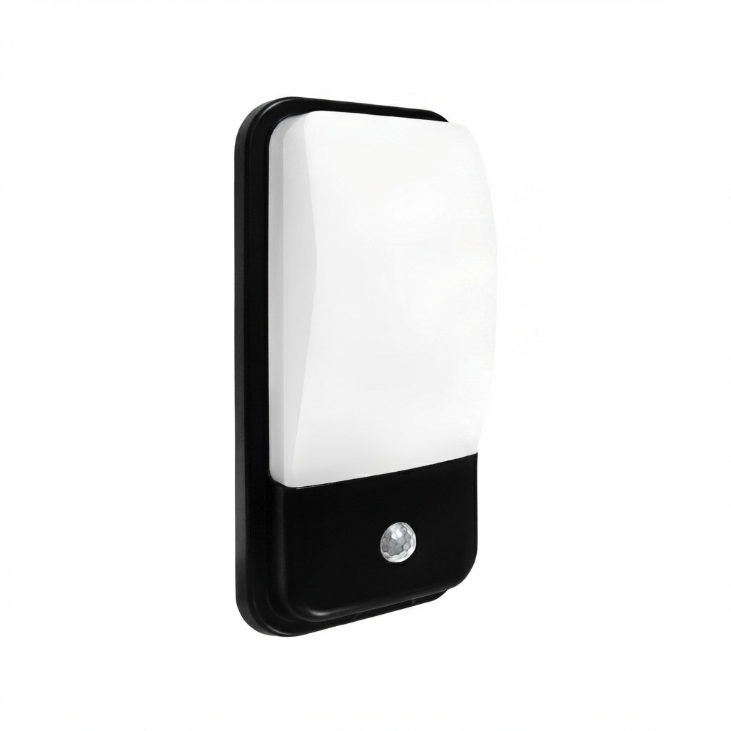 Aplique Vento LED 20W Sensor PIR IP65 Negro