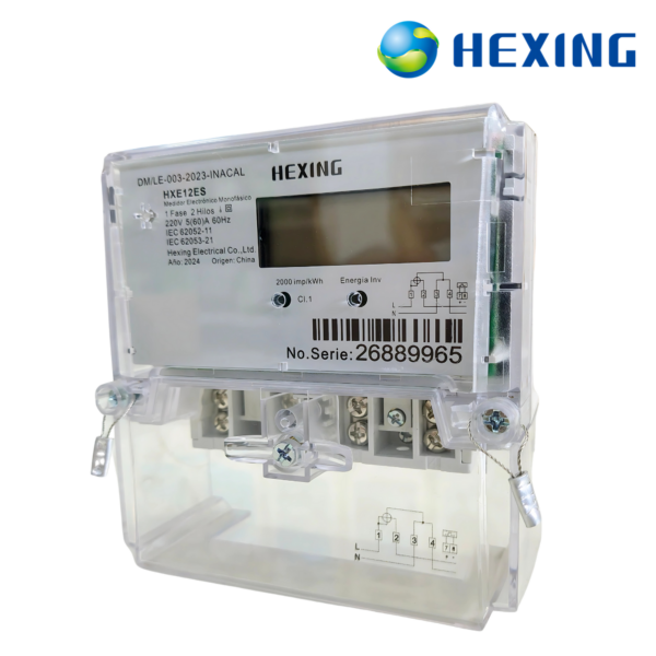 medidor monofásico 2h hxe12es hexing