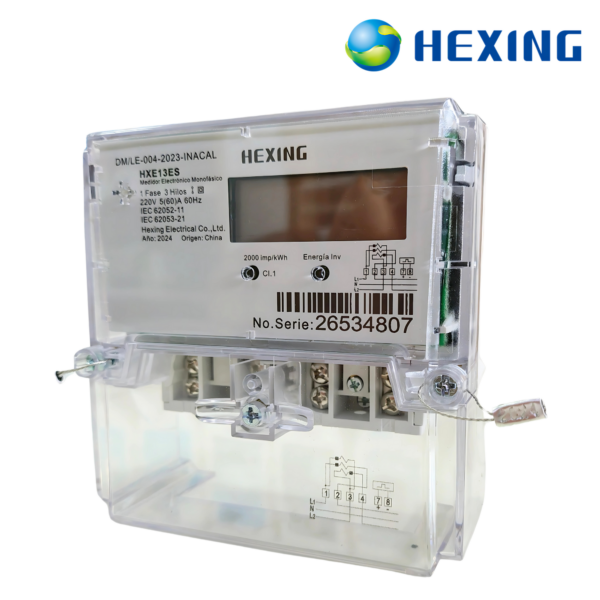 medidor monofásico 3h hxe13es hexing