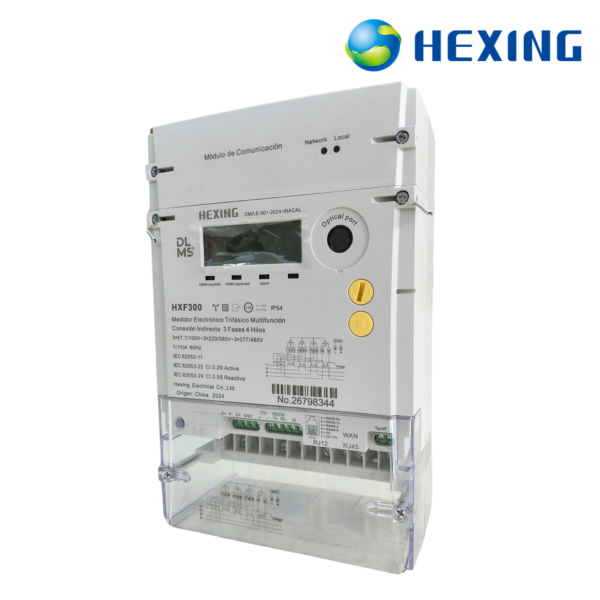 medidor trifásico multifunción hxf300 hexing
