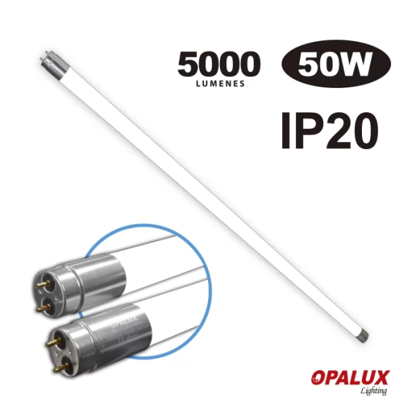 Tubo led de vidrio opalux