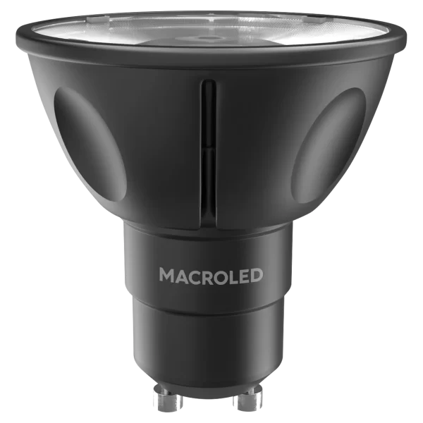 Dicroico PAR16 6.5W cálida Macroled dimerizable aluminio