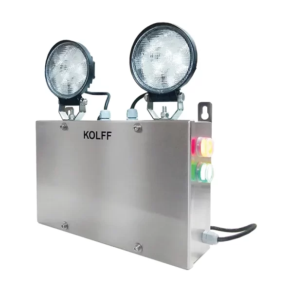 Luminaria de Emergencia LED 2x13W ET-2001 INOX KOLFF