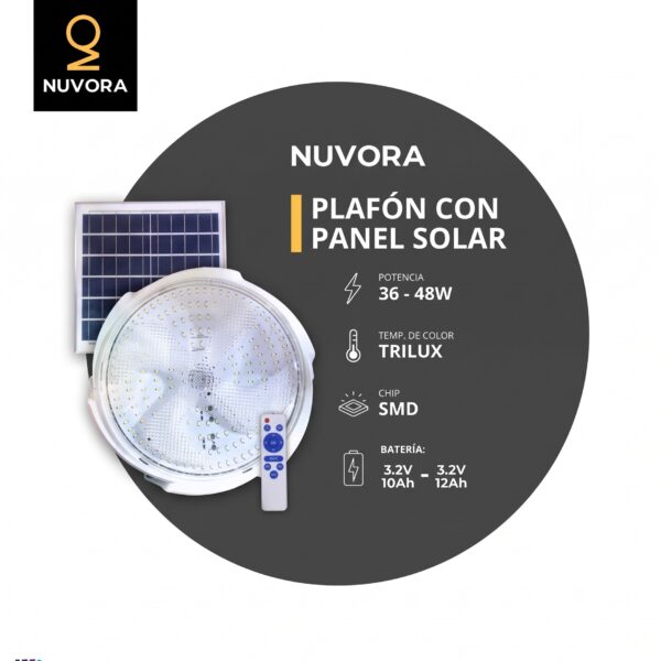 Plafón LED Solar 36W TRILUX NUVORA