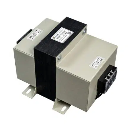 Transformador monofásico 300W 380V a 220V tipo seco